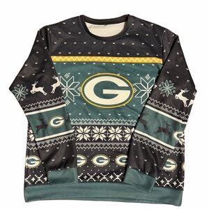 Green Bay Packers Holiday Sweater | Worn once | Size: XL